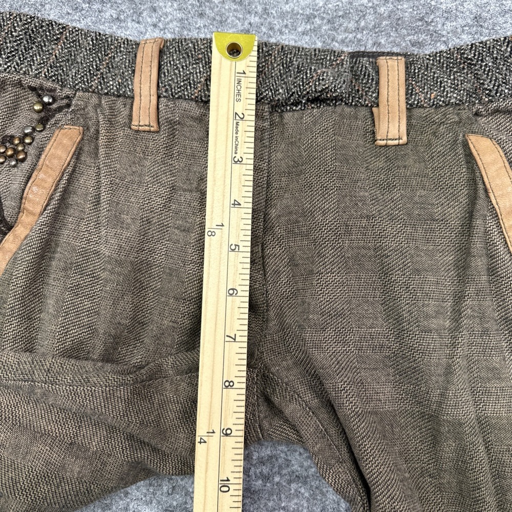 Da-Nang Brown Tweed Accent Pants - Picture 10 of 16
